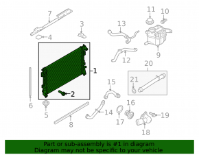 Ford Taurus 09-20 3.5 Water Cooling Radiator