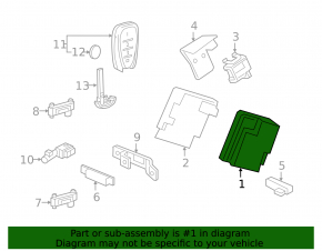 Keyless Entry Module Chevrolet Malibu 16-16