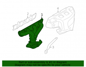 Exhaust manifold Nissan Sentra 13-16 prerest 1.8