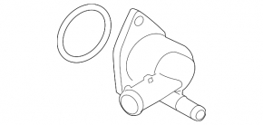 Thermostat housing for Toyota Prius 50 16-22
