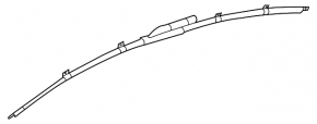 Airbag side curtain airbag left Chevrolet Malibu 16-17