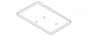 Battery tray for Nissan Rogue Sport 17-22