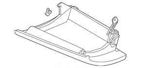 Glove box, glove compartment Volvo V90 17-22 usa black