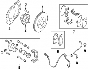 Front right support Nissan Sentra 13-19 1.8