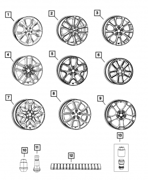 Wheel R18 x 8J ET56.4 Jeep Grand Cherokee WK2 17-20 light curb