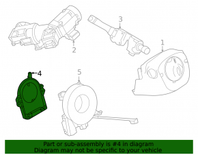 Nissan Rogue Sport 17-21 Steering Angle Sensor