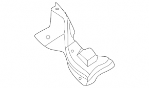 Windscreen wiper seal left BMW X1 F48 16-22