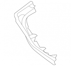 Front bumper lower right lip Lexus IS250 IS350 06-10