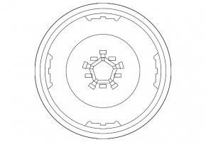 Spare tire for Mazda CX-5 13-16 FWD