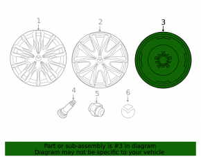 Mazda CX-5 spare tire 17-24