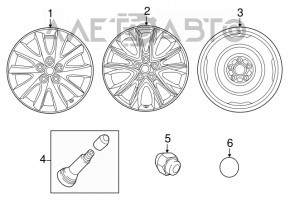 Mazda CX-5 spare tire 17-24