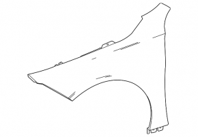 Mercedes CLA 20-26 front left wing, aluminum
