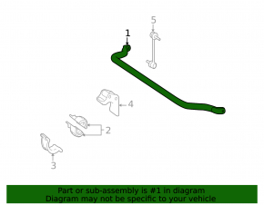 Mercedes X164 GL W164 ML Front Stabilizer Bar 30mm