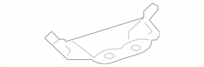 Rear left threshold plug for Mercedes W213 E 17-23