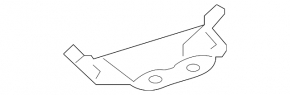 Rear left threshold plug for Mercedes W213 E 17-23