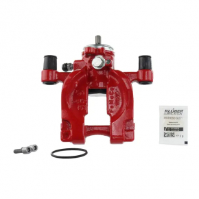 Rear left caliper assembly for Ford Edge 19-24 red
