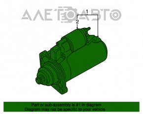 Starter VW Beetle 12-19 1.8T automatic transmission