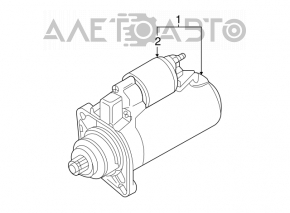 Starter VW Beetle 12-19 1.8T automatic transmission