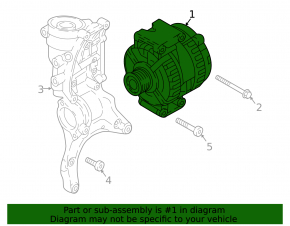 Generator Audi A3 8V 15-18 VALEO OEM