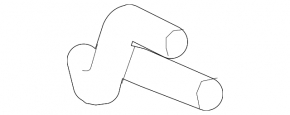Radiator Intercooler Cooling Hose Right Lexus NX300 18-21