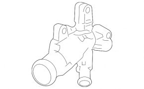Cooling system flange Honda HR-V 16-22 large, with sensor