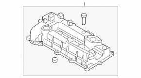 Valve cover Kia Niro 17-22 HEV, PHEV 1.6