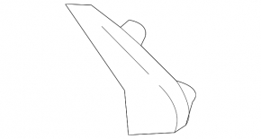 Right rear bumper reflector for Acura TLX 18-20