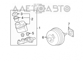 Toyota Avalon 05-07 vacuum booster