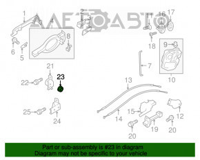 Mitsubishi Outlander Sport ASX 10-23 Brake Pedal