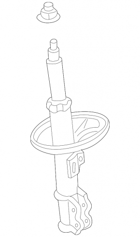 Front right shock absorber for Toyota Avalon 2010-2011