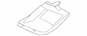 Lower right radiator deflector BMW 7 G70 23-26 M sport
