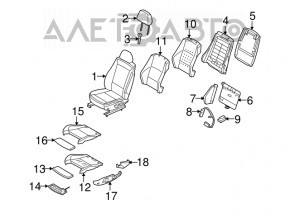Driver's seat BMW 335i e92 07-08
