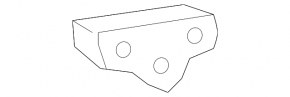 Front bumper mount right Toyota Sequoia 08-16