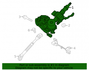Steering column with EPS Hyundai Sonata 18-19 without smart key