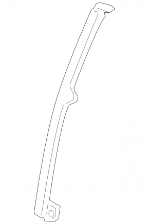 Rear left door glass guide for Lexus Hs250h 10-12