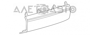 Lower rear bumper plug Jeep Grand Cherokee WK2 11-21 for towbar