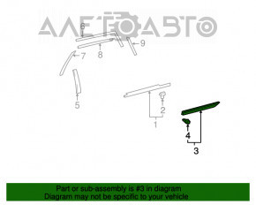 Door trim lower rear left Toyota Avalon 05-10