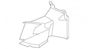Air duct brake cooling right Audi Q5 80A 18-20 3.0T