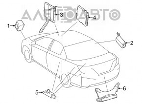 RECEIVER ASSY,DOOR CONTROL & TIRE PRESSURE MONITORING SYSTEM Toyota Camry v55 15-17 usa