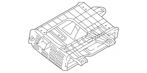 Bracket NAVIGATION MULTIMEDIA RADIO Audi A4 B9 17-25
