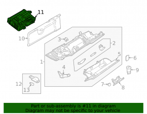 Bracket NAVIGATION MULTIMEDIA RADIO Audi A4 B9 17-25