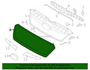 Subaru XV Crosstrek 13-17 SIGNEDA Grille Frame