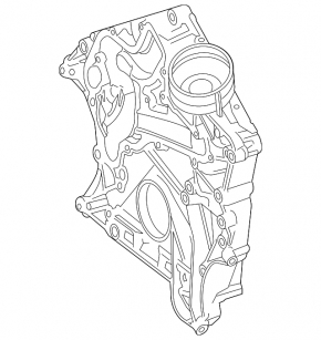 Cylinder Block Cover Mercedes GLS-class X166 15-19 3.0 M276 DE30LA