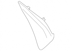 Front panel trim side right Lincoln MKC 15- brown
