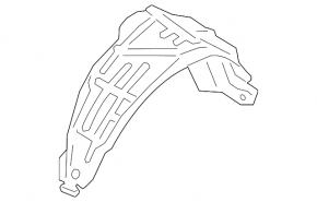 Rear right mudguard Ford Ecosport 18-22