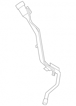 Fuel filler neck Ford Escape MK3 17-19 2.5