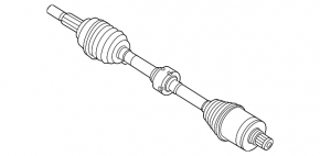 Drive axle shaft front left Ford Mustang Mach-E 21-23 AWD
