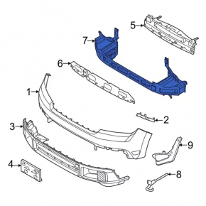 Front Bumper Reinforcement Ford Bronco Sport 21-25