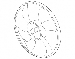 Cooling Fan Impeller Left Acura MDX 14-20
