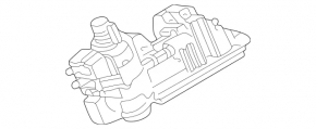 External trunk lid handle Mercedes W211 02-09 broken latch